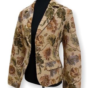 Liz Claiborne Crazy Horse Tapestry Blazer